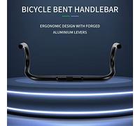 Katnetoly Manubrio Piegato per Bici da per Bici da Strada 25,4X420 Mm Manubrio per Bici da Strada