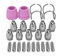 Katnetoly Materiali di Consumo per Torcia per Taglierina al Plasma -60, 040-55 -60 WSD-60 Accessori per Taglierina al Plasma per CUT55/CUT55PRO, 24 Pezzi