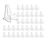 Katnetoly Mini Espositore con Cavalletto in Acrilico, 36 Confezioni, Perfetto per Esporre Carte Sportive, Monete, Medaglie e Altro Ancora