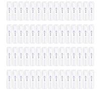 Katnetoly Mini Flacone da 60 Pezzi da 2 Ml, Flacone In Plastica Ricaricabile, Atomizzatore per Collutorio per Profumo per la Pulizia del Contenitore Ricaricabile Durevole