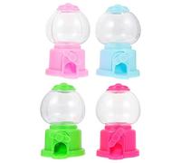Katnetoly Mini Kit Dispenser di Caramelle 3,7 Pollici Macchine Gumball per Regali per Feste per Bambini (Confezione da 4)