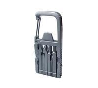 Katnetoly Mini MultitOol 13in 1 con Portafoglio per Carabinatore per Alte per il Portafoglio per il Telefono Apribottiglie per Esterno