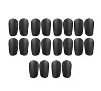 Katnetoly Mini Parastinchi da Calcio Ammortizzanti, 10 Cuscinetti da Allenamento Resistenti all'Usura in Nero.