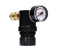 Katnetoly Mini Regolatore di CO2 Tipo T G1/2-14 Regolatore di Pressione In Uscita 230 Psi con Manometro Accoppiatore