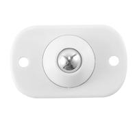 Katnetoly Mini Ruote Girevoli nel Acciaio Inossidabile da 16 Pezzi con Rotazione di 360 Gradi per Mobili, Scatole di Immagazzinaggio, Armadietto, Spazzatura