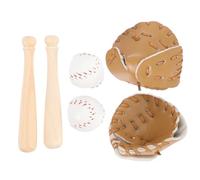 Katnetoly Mini Set di per da Baseball Modello Simulato di Baseball Utilizzato per La Decorazione della Casa delle Bambole