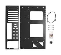 Katnetoly Mining Frame Mining ETH Staffa per Scheda Madre Bitcoin Addensato Mining Rig Case Supporto ITX/Mini ATX per 8 GPU (ATX)