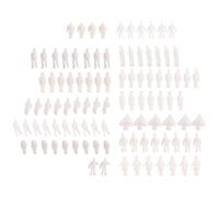 Katnetoly Model Figure di Persone Scala 1: 200 Confezione da Circa 100 Pezzi di Colore: Bianca Assortiti