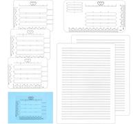 Katnetoly Modelli di Stencil A, Guida per la Scrittura di Lettere di Giornale Carta