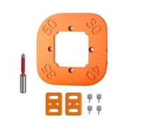 Katnetoly Modelli per Raggio D'Angolo per Fresatrice per Lavorazione del Legno Jig Fresatura Angoli Curvi Fresatura Circolare Radian Durezza Strumento R30-R50