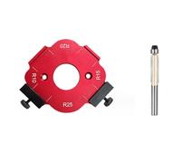 Katnetoly Modello di Posizionamento 'Angolo ' 4 In 1 Modello del Raggio 'Angolo del Router Modello Della per Angolo Tondo Riutilizzabile 10-25R