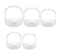 Katnetoly Modello di Rasatura per Pizzetto e Barba, Template per Lo Styling Della Barba 5 Pezzi, Strumenti di Rifinitura per Barba Francese, Cura Della Barba Bianca