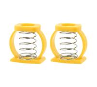 Katnetoly Molle con Fibbia A C Clip per Cerniera per Bicicletta Morsetto per Cerniera per Bicicletta Compatibile con Accessori per Bici Pieghevoli Giallo