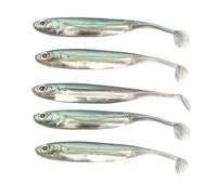 Katnetoly Morbida per Pesci in Silicone Simulazione di Pesce Morbido Adatto per Spigole, Pesci Gatto, Lucci e Pesci Mandarino Verde