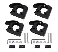 Katnetoly Morsetti Universali per Installazione Rapida con Kit di Installazione per Morsetti di Fissaggio per Tubi da 3-4 cm