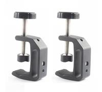 Katnetoly Morsetto A C Universale per Tavoli con Montaggio su Tavolo Morsetto da Scrivania Supporto In Alluminio Morsetto A C Piccolo Confezione da 2 Facile Installazione