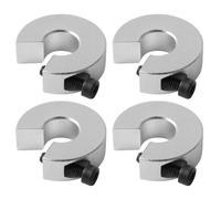 Katnetoly Morsetto per Foro Collare Albero su Collare di Arresto con Vite di Fissaggio M5 In Lega di Alluminio per Guida Lineare e Albero Guida di Movimento 4 Pezzi, C