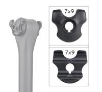 Katnetoly Morsetto Reggisella Bici per Adattatore per Binari in Carbonio 7X9mm Tubo Bici Clip Ovali/Rotonde Accessori di Ricambio per Ciclismo