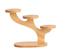 Katnetoly Mostra Scaffale Espositore per Piante in Legno A 3 Strati Espositore da Tavolo Espositore per Cupcake Espositore per Profumi