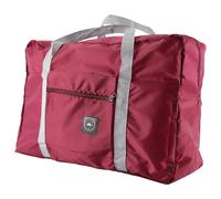 Katnetoly Multifunzione di Grande capacità Casual Pieghevole Impermeabile per Il Deposito Bagagli Borsa da Viaggio Borsa Organizer Borsa Tote Borgogna