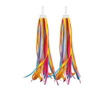 Katnetoly Nappe Colorate per Bici Nastro Moda Stelle Filanti per Manubrio Biciclette Divertenti Ornamenti per Bambini Bambini B