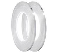 Katnetoly Nastro Autoadesivo Artigianale A Righe Nastro Gessato per Confezioni Regalo, Decorazione di Pareti, 2 Rotoli, 1/5 Pollici X 55 Yd Ciascuno ()