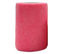 Katnetoly Nastro Avvolgente per Elastiche Autoadesive Sportive Rosa per Cuscinetti di Supporto per Ginocchia, Caviglie,