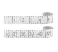 Katnetoly Nastro di Misurazione per Pesci da 72 Pollici Adesivo per Righello per Pesci Impermeabile Adesivo Trasparente per Righello per Pesci per La Pesca in Barca