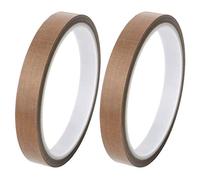 Katnetoly Nastro nel PTFE un 2 Rotoli/Nastro nel PTFE per Macchine per Sigillatura Sottovuoto, Sigillanti Manuali e Ad Impulso (1/2 Pollice X 33 Piedi)