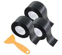 Katnetoly Nastro per Calafatare - Strisce per Calafatare per WC, Nastro per Calafatare Impermeabile Nero