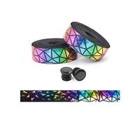 Katnetoly Nastro per Manubrio da Bicicletta con Impugnature per Un Viaggio e Fantastico. Set di 2, Facile da Usare e Resistente, Multicolore.