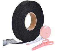 Katnetoly Nastro per Orli Cucire con Nastro Termoadesivo e Forbici e Metro - per Abiti A