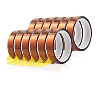 Katnetoly Nastro Termico per Trasferimento A Sublimazione, Resistente al, Nastro Adesivo di Trasferimento, Termico, Residui, 12 Rotoli 20 mm X 33 M (108 Piedi)