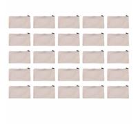 Katnetoly nel Tela con Cerniera Astuccio per Matite nel Tela per Trucco nel Tela Astuccio per Matite nel Tela Vuota Artigianali DIY Astuccio per Cosmetici per Trucco