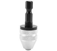 Katnetoly + Nero 6 mm keyless Punta da trapano Mandrino Presto Modificare Adattatore Converter Esadecimale stinco