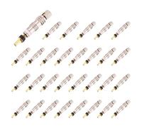 Katnetoly Nucleo Tubeless di Ricambio per Bici da 30 Pezzi con Nucleo Valvola Presta per Bici da Strada Tubeless, Accessori per Biciclette