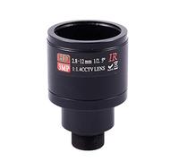 Katnetoly Obiettivo HD CCTV 3.0MP 2.8-12mm Varifocal CCTV IR HD Lens, F1.4, Zoom con a Manuale