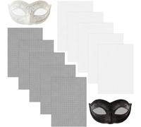 Katnetoly Occhi per Fursuit Impermeabili Mesh 10 Fogli, Materiali Stampabili per la Creazione di, Accessori per Fursuit, Forniture per Scultura.