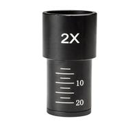 Katnetoly Oculare per Microscopio Biologico 2X Lente di Barlow per Microscopio Biologico con Porta di Montaggio da 23,2 mm