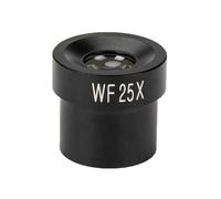 Katnetoly Oculare per Microscopio WF25X, Campo Visivo Ampio 12 mm per Microscopio Biologico con Porta di Montaggio da 23,2 mm