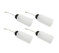 Katnetoly Oliatore Ad Ago, Erogatore di Olio da 120 Ml con Beccuccio Lungo Ad Angolo, Bottiglia di Olio con Beccuccio Esteso con Tappo A Vite 4 Pezzi