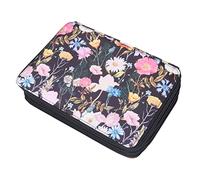 Katnetoly Organizer per Astuccio Colorato con 250 Slot con Cerniera Borsa Portapenne di Grande Capacità per Studenti o Artisti A