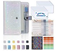 Katnetoly Organizzatore di Denaro A6 per A6 Raccoglitore di Budget per Contanti Raccoglitore per Pianificatore di Budget con Buste con Cerniera Buste in Contanti per il Budget D