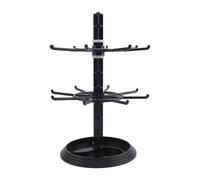 Katnetoly Organizzatore di Gioielli Espositore Girevole per Gioielli A 2 Livelli Espositore per Collane Rotanti Torre di Stoccaggio per Orecchini Vetrina per Orologi Facile da Usare