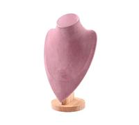 Katnetoly Organizzatore di Gioielli Espositore Orecchini Pendenti Collana Manichino per Negozio Vetrina Decorazione Base in Legno Supporto per Catena B Durevole