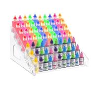 Katnetoly Organizzatore per Acrilica Trasparente (7 Livelli), Organizzatore per Conservazione Acrilica, Scaffale per L'Organizzazione Artigianale