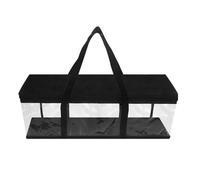 Katnetoly Organizzatore per Cappelli con Maniglie per Il Trasporto per Cappelli Trasparente Borsa per Cappelli Larga per Porta Berretti da Baseball Viaggio A Casa,B