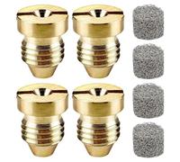 Katnetoly Orifizio da 1,1 mm per Cannone A Schiuma e Macchina per Schiuma, Punte per Ugelli Filettati Universali e Filtro A Rete per Schiuma da Neve, Confezione da 4