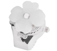 Katnetoly Orologio quadrante rotondo coperchio bianca per