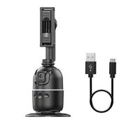 Katnetoly P03 Stabilizzatore Cardanico con Tracciamento AI per Smartphone/Fotocamera, Supporto per Telefono Cellulare da Tavolo, Rotazione A 360° del Gimbal Segui La A